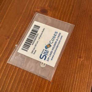 Travel SIM card case